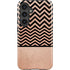 Rose Gold Chevron Split Galaxy S24 Impact Case