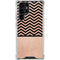 Rose Gold Chevron Split Galaxy S24 Ultra Clear Case