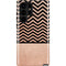 Rose Gold Chevron Split Galaxy S24 Ultra Impact Case