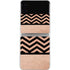Rose Gold Chevron Split Galaxy Z Flip4 5G Skin