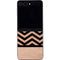 Rose Gold Chevron Split Galaxy Z Flip5 5G Skin
