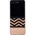 Rose Gold Chevron Split Galaxy Z Flip5 5G Skin