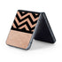 Rose Gold Chevron Split Galaxy Z Flip5 5G Skin