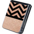 Rose Gold Chevron Split Galaxy Z Flip5 5G Skin