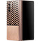 Rose Gold Chevron Split Galaxy Z Fold2 5G Skin