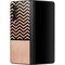 Rose Gold Chevron Split Galaxy Z Fold3 5G Skin