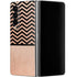 Rose Gold Chevron Split Galaxy Z Fold4 5G Skin