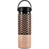 Rose Gold Chevron Split Hydro Flask 20oz Wide Mouth Skin