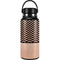 Rose Gold Chevron Split Hydro Flask 32oz Wide Mouth Skin
