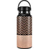 Rose Gold Chevron Split Hydro Flask 32oz Wide Mouth Skin