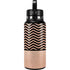 Rose Gold Chevron Split Hydro Flask 32oz Wide Mouth Skin
