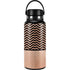 Rose Gold Chevron Split Hydro Flask 32oz Wide Mouth Skin