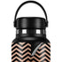 Rose Gold Chevron Split Hydro Flask 32oz Wide Mouth Skin