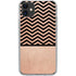 Rose Gold Chevron Split iPhone 11 Clear Case