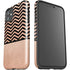 Rose Gold Chevron Split iPhone 11 Impact Case