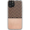 Rose Gold Chevron Split iPhone 11 Pro Clear Case