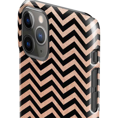 Rose Gold Chevron Split iPhone 11 Pro Lite Case