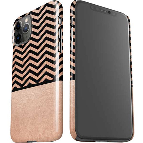 Rose Gold Chevron Split iPhone 11 Pro Lite Case