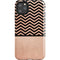 Rose Gold Chevron Split iPhone 11 Pro Max Impact Case
