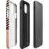 Rose Gold Chevron Split iPhone 11 Pro Max Impact Case