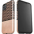 Rose Gold Chevron Split iPhone 11 Pro Max Impact Case