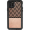 Rose Gold Chevron Split iPhone 11 Pro Waterproof Case