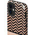 Rose Gold Chevron Split iPhone 12 Impact Case
