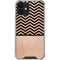 Rose Gold Chevron Split iPhone 12 Mini Clear Case