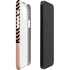 Rose Gold Chevron Split iPhone 12 Mini Lite Case