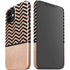 Rose Gold Chevron Split iPhone 12 Mini Lite Case