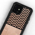 Rose Gold Chevron Split iPhone 12 Mini Waterproof Case