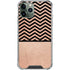 Rose Gold Chevron Split iPhone 12 Pro Clear Case