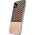 Rose Gold Chevron Split iPhone 12 Pro Skin