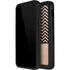 Rose Gold Chevron Split iPhone 12 Pro Waterproof Case
