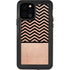 Rose Gold Chevron Split iPhone 12 Pro Waterproof Case