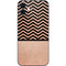 Rose Gold Chevron Split iPhone 12 Skin