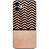 Rose Gold Chevron Split iPhone 12 Skin