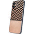 Rose Gold Chevron Split iPhone 12 Skin