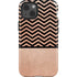 Rose Gold Chevron Split iPhone 13 Impact Case
