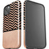 Rose Gold Chevron Split iPhone 13 Impact Case