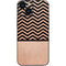 Rose Gold Chevron Split iPhone 13 Mini Skin