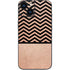 Rose Gold Chevron Split iPhone 13 Mini Skin