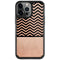 Rose Gold Chevron Split iPhone 13 Pro Cargo Case