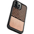 Rose Gold Chevron Split iPhone 13 Pro Cargo Case