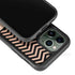 Rose Gold Chevron Split iPhone 13 Pro Cargo Case