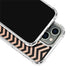 Rose Gold Chevron Split iPhone 13 Pro Clear Case