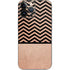 Rose Gold Chevron Split iPhone 13 Pro Max Skin