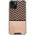 Rose Gold Chevron Split iPhone 15 Plus Clear Case