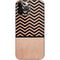 Rose Gold Chevron Split iPhone 14 Pro Max Skin