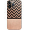 Rose Gold Chevron Split iPhone 14 Pro Skin